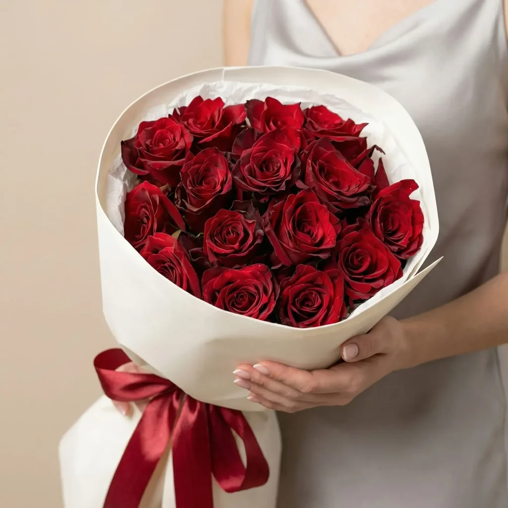 Букет "Червоний оксамит" (15)