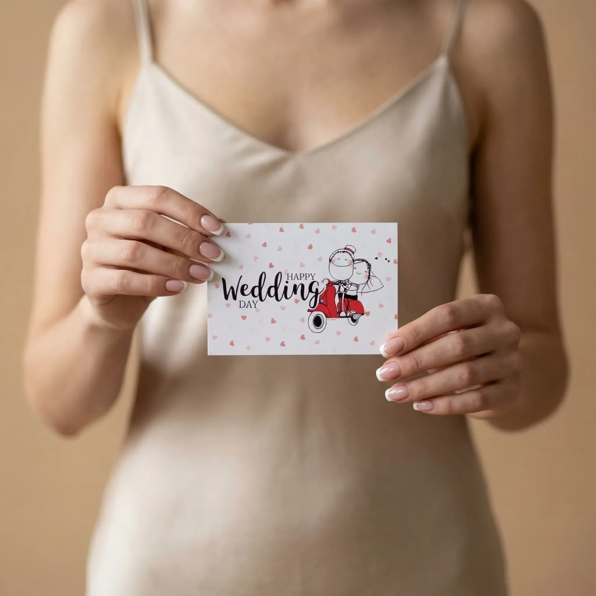 Greeting card "Happy Wedding Day"